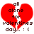 Red broken heart with black text reading 'all alone for valentines day... : (' on white background.