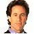 A 2x2 contact sheet of four pixelated character portraits from a Seinfeld-themed animated icon, each in distinct poses and settings with visible text on one frame.