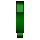Green clover-shaped icons in various pixelated styles and shades displayed on a gray background.
