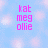 Pixelated pink text on a light blue background with soft pink cloud shapes, displaying names and a phrase in a