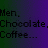 A static image with a gradient background transitioning from dark green to purple, featuring repeated text elements in black.