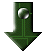Green arrow-shaped icon with circuit-like lines and a circular light effect that changes across frames.