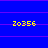 Blue background with purple horizontal lines and yellow pixelated text '20356' repeated in a pattern