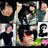 Pixelated collage of anime-style characters on a purple background with text reading 'Alex Evans...' and 'amazing' in white pixelated font.