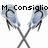 Crossed lacrosse sticks with blue mesh nets and dark gray shafts, overlaid with text labels in pixelated font.