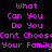 A static image with repeated text in bright pink on black background, showing three of text with identical phrases