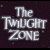 A 2x2 contact sheet of four black-and-white frames from an animated icon featuring "The Twilight Zone" title card and two character portraits.