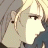 Pixelated anime-style character face with blonde hair and closed eyes on left, next to black background with white text "Anime IM" and stylized "COM" logo on right.