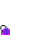 Animated contact sheet of a birthday-themed buddy icon featuring cartoon gnomes with purple hats and yellow bodies, displaying various expressions and actions across multiple frames including 'Thanks', 'Wao.', and question marks above speech bubbles.