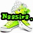 Two pixelated figures with white hair and sneakers, one green and one pink, each with 'Nasira.' text overlay.