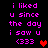 Pixelated text in bright pink on black background with animated heart symbol changing color between frames.