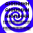 Blue and white spiral pattern with repeated black text "АННИННН" and dotted lines, displayed in a of four identical