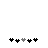 Five pixelated icons arranged horizontally, four black and one gray in the center, with a second identical below