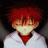 Pixelated anime-style character with red hair and white lab coat on left, alongside stylized text "Anime IM" and "com" on black background.