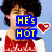 A four- shows a person with dark curly hair wearing red and white clothing against a light blue background, with pixelated text overlays changing