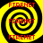 Four identical yellow and black spiral patterns with red text "FIRENET" repeated across each section on a solid background.