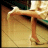 A four- shows a pixelated figure with light hair and orange limbs on a wooden floor, displaying text variations like 'I'm full...' and 'love'