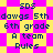 Pixelated text on a checkered background with alternating pink and yellow squares, displaying multiple lines of text including "SDS" and "dawgs 5th 6th grade A team Rules".