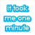 Six distinct text-based buddy icons arranged in a , each with unique color schemes and stylized lettering on white backgrounds