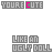 Animated sequence of pixelated text icons showing 'YOUR CUTE' and 'LIKE AN UGLY DOLL YOUR CUTE' with color variations in the letters.