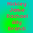 Pixelated text list of names in pink on a green-to-blue gradient background, displayed in a with two and two
