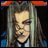 A 48x48 pixel buddy icon featuring a character with long brown hair and blue clothing on the left, paired with "Anime IM" text in white pixelated font on a black background to the right.