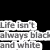 Static image of a split composition with text and two rose images, one black-and-white and one sepia-toned.