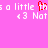 Pixelated text on a pink background with red heart symbol replacing 'h' in 'this', repeated twice.