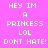 Pixelated text on a pink background with yellow highlight boxes changing position across frames.