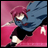 Pixelated anime character with pink hair and blue scarf against pink background, next to black with white text "AnimeIM" and "com"