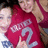A pixelated image of two people in a red jersey with 'BULLS' and number 2, alongside text elements on gray backgrounds.