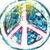 Pixelated circular icon with abstract blue, green, and yellow shapes forming a stylized face-like pattern against a white background.