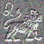 A pixelated zodiac symbol with a lion's head and body on the left, next to green text reading 'Original Icons .com' on a dark background.