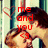 Pixelated image of two people kissing with red text overlay reading 'me and you <3' against a striped background.