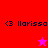 A four- displays the name 'Harissa' with a star icon changing color