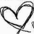 Black-and-white pixelated image with a hand-drawn heart shape and four text blocks reading 'Where Is That Simple Day', 'Before Colors Broke Info', and 'Shades'.