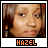 six pixelated portrait icons featuring a person with brown hair and earrings, each labeled 'HAZEL' with varying decorative elements