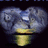 Pixelated heart-shaped wolf head with yellow eyes and mouth, surrounded by text about saving wolves and joining the Pebon.