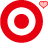 Red circular target icons with white rings and small pink hearts scattered across a white background.