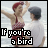 Animated contact sheet of a 4x4 grid showing sequential frames from an AIM buddy icon featuring two people on a beach with changing text overlays.