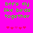 Green pixelated text on bright pink background with red heart symbols below, showing animation where hearts shift position.