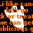 Pixelated orange text on black background with white and gray ghost figures, repeating phrases about candy and trick-or-treat.