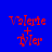 Red text reading "Valerie + Tyler" on a blue background with black horizontal bars appearing in different positions across frames.