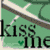 six distinct text-based buddy icons with varied backgrounds and typography, each displaying romantic or affectionate phrases