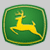 Green square icon with rounded corners and yellow border containing a yellow leaping deer silhouette on solid green background.
