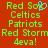 Red background displays green pixelated text with a blue heart symbol replacing the 'o' in 'Sox' on the left side of the image.