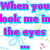 Pixelated text in pink and cyan outlines with floral patterns on a white background, featuring romantic lyrics.