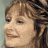 A 48x48 pixel animated buddy icon featuring a split composition with a woman's face on the left and