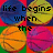 eight circular icons with pixelated text and basketballs, displaying the phrase "life begins when the season starts." in black block letters