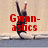 A person in a black outfit performs a handstand on a sidewalk with red text reading "Gymnastics is my life" overlaid.